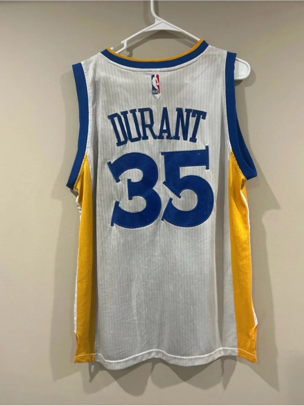 Kevin Durant Golden State Warriors Jersey Adidas Adult Medium STITCHED